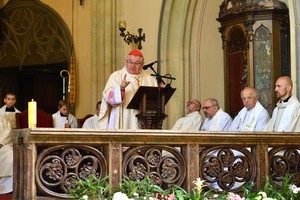 Kostel Svatá Trojice Rychnov - Mše kardinál Dominik Duka